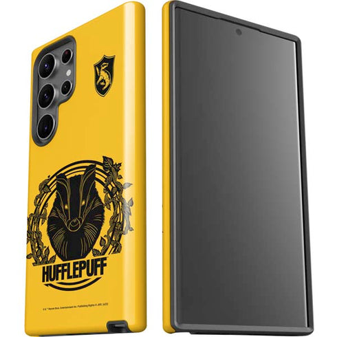 Wizarding Worlds Harry Potter Hufflepuff Illustration Galaxy S23 Ultra Pro Case