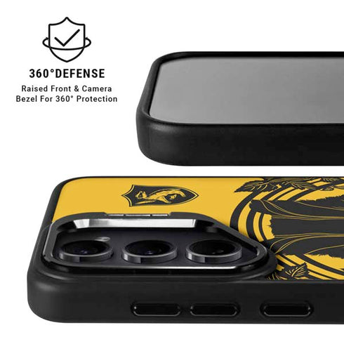 Wizarding Worlds Harry Potter Hufflepuff Illustration Galaxy S25 Kickstand Case