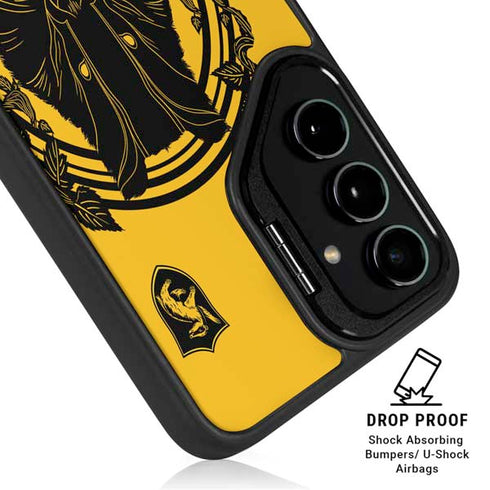Wizarding Worlds Harry Potter Hufflepuff Illustration Galaxy S25 Kickstand Case