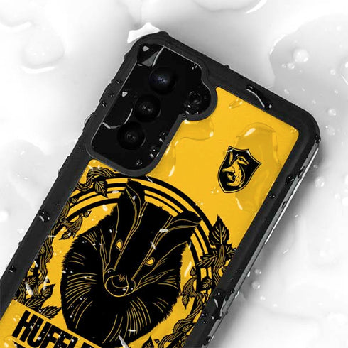 Wizarding Worlds Harry Potter Hufflepuff Illustration Galaxy S24 Plus Waterproof Case