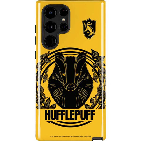 Wizarding Worlds Harry Potter Hufflepuff Illustration Galaxy S25 Ultra Impact Case