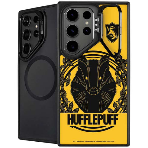 Wizarding Worlds Harry Potter Hufflepuff Illustration Galaxy S24 Ultra Kickstand Case