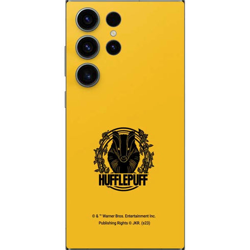 Wizarding Worlds Harry Potter Hufflepuff Illustration Galaxy S24 Ultra Skin