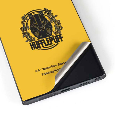 Wizarding Worlds Harry Potter Hufflepuff Illustration Galaxy S25 Ultra Skin
