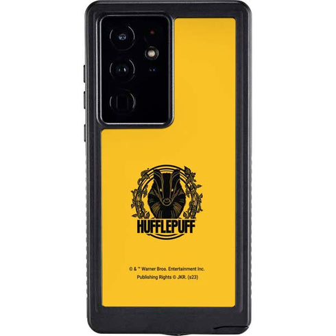 Wizarding Worlds Harry Potter Hufflepuff Illustration Galaxy S24 Ultra Waterproof Case
