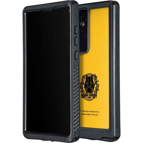 Wizarding Worlds Harry Potter Hufflepuff Illustration Galaxy S24 Ultra Waterproof Case