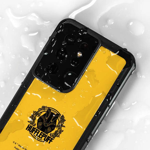 Wizarding Worlds Harry Potter Hufflepuff Illustration Galaxy S24 Ultra Waterproof Case