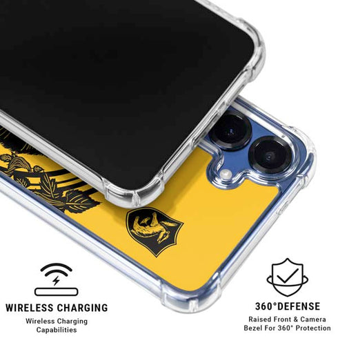 Wizarding Worlds Harry Potter Hufflepuff Illustration Galaxy S25 Clear Case