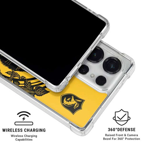 Wizarding Worlds Harry Potter Hufflepuff Illustration Galaxy S25 Ultra Clear Case