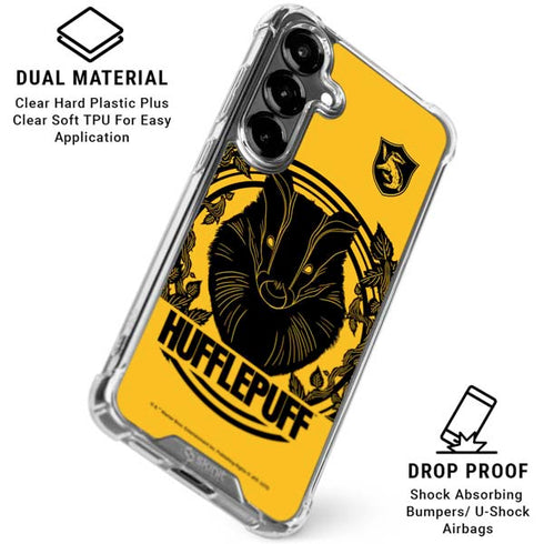 Wizarding Worlds Harry Potter Hufflepuff Illustration Galaxy S26 Clear Case