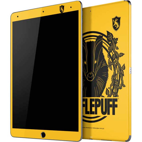Wizarding Worlds Harry Potter Hufflepuff Illustration iPad Skins