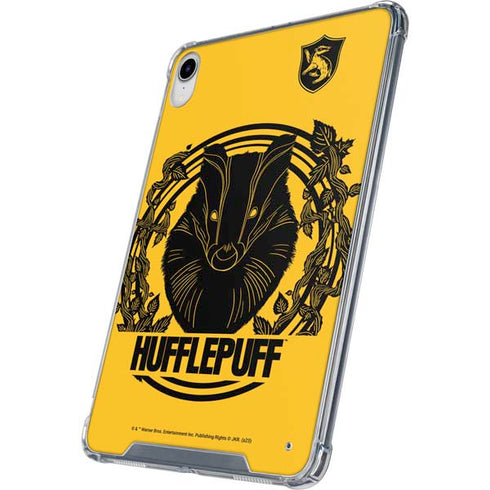 Wizarding Worlds Harry Potter Hufflepuff Illustration iPad 11th Gen (2025) Clear Case