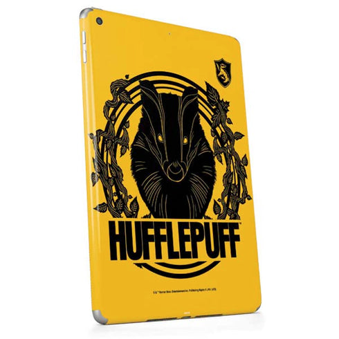 Wizarding Worlds Harry Potter Hufflepuff Illustration Apple iPad Skin
