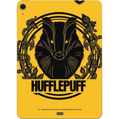 Wizarding Worlds Harry Potter Hufflepuff Illustration Apple iPad Air Skin