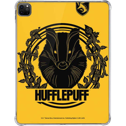 Wizarding Worlds Harry Potter Hufflepuff Illustration iPad Pro 11in (2024) Clear Case