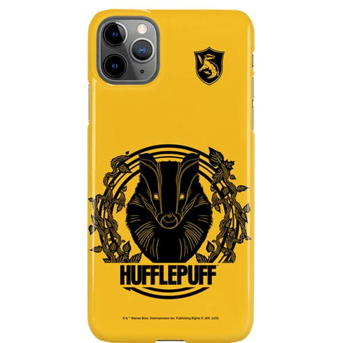 Wizarding Worlds Harry Potter Hufflepuff Illustration iPhone Cases