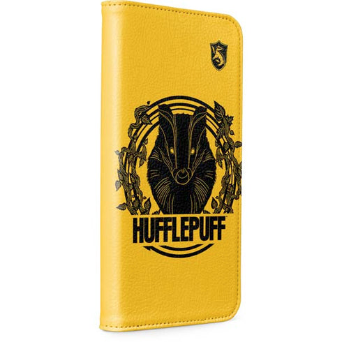 Wizarding Worlds Harry Potter Hufflepuff Illustration iPhone 13 Folio Case