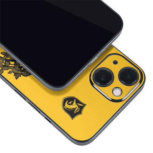 Wizarding Worlds Harry Potter Hufflepuff Illustration iPhone Skins