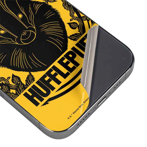Wizarding Worlds Harry Potter Hufflepuff Illustration iPhone 15 Pro Max Skin