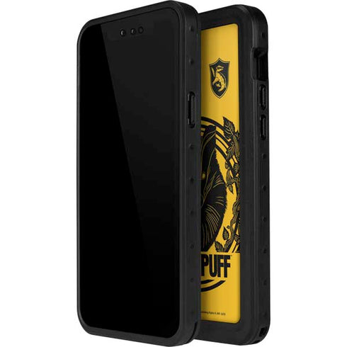 Wizarding Worlds Harry Potter Hufflepuff Illustration iPhone 15 Pro Waterproof Case