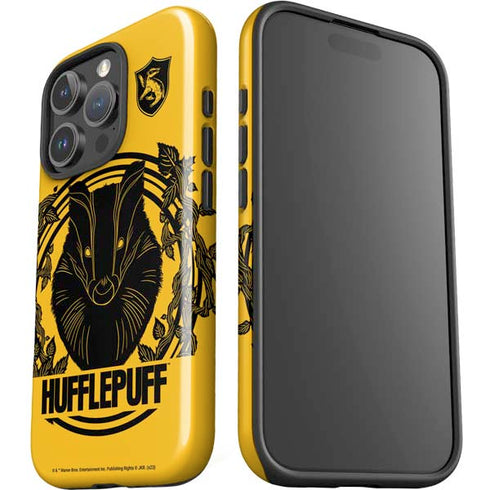 Wizarding Worlds Harry Potter Hufflepuff Illustration iPhone 16 Pro Impact Case