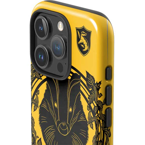 Wizarding Worlds Harry Potter Hufflepuff Illustration iPhone 16 Pro Max Impact Case