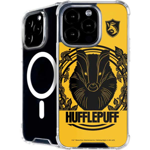 Wizarding Worlds Harry Potter Hufflepuff Illustration iPhone 16 Pro Max MagSafe Case