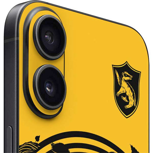 Wizarding Worlds Harry Potter Hufflepuff Illustration iPhone 16 Skin