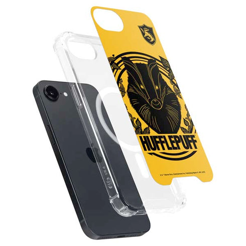 Wizarding Worlds Harry Potter Hufflepuff Illustration iPhone 16e MagSafe Case