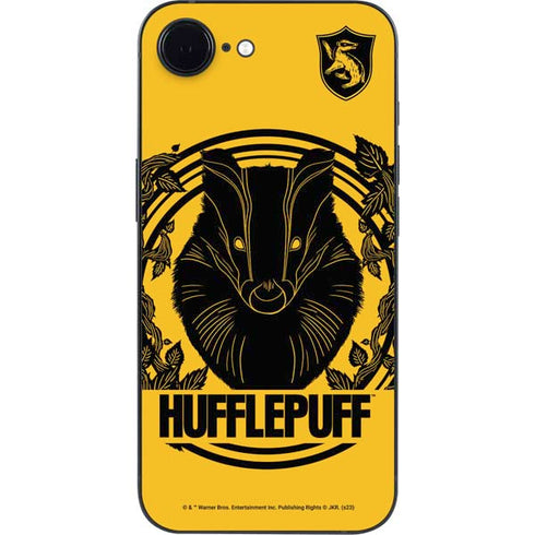 Wizarding Worlds Harry Potter Hufflepuff Illustration iPhone 16e Skin