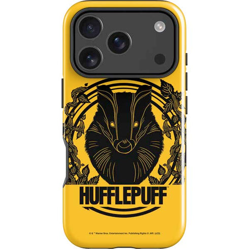 Wizarding Worlds Harry Potter Hufflepuff Illustration iPhone 18 Pro Impact Case
