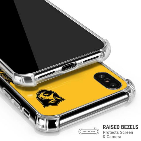 Wizarding Worlds Harry Potter Hufflepuff Illustration iPhone X/XS Clear Case