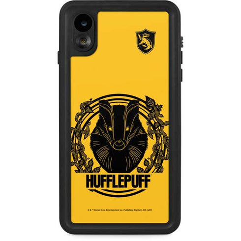 Wizarding Worlds Harry Potter Hufflepuff Illustration iPhone Cases