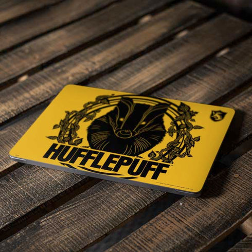 Wizarding Worlds Harry Potter Hufflepuff Illustration Apple MacBook Air Skin