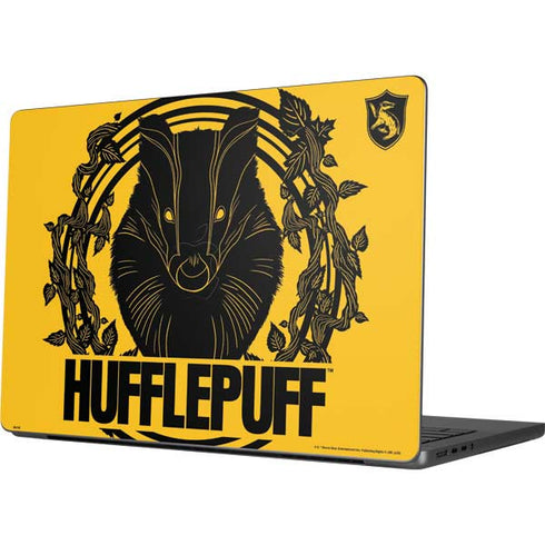 Wizarding Worlds Harry Potter Hufflepuff Illustration Apple MacBook Pro 14-inch Skin