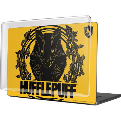Wizarding Worlds Harry Potter Hufflepuff Illustration MacBook Cases