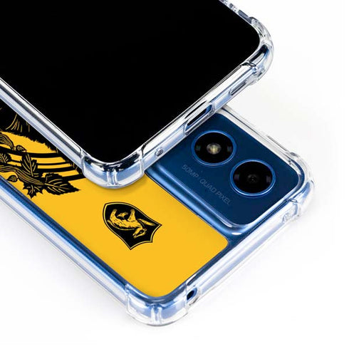Wizarding Worlds Harry Potter Hufflepuff Illustration Moto G 5G (2024) Clear Case