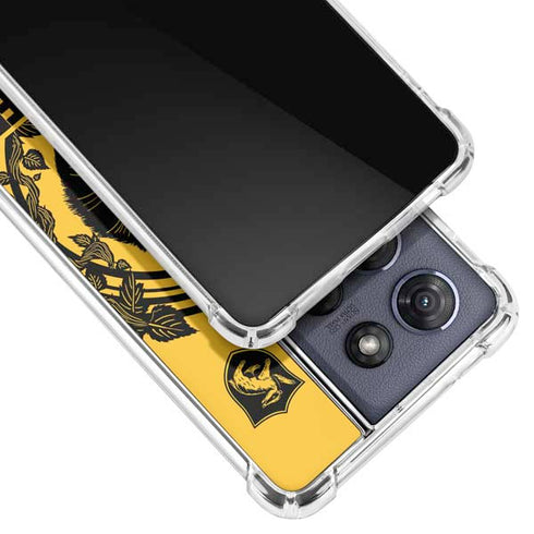 Wizarding Worlds Harry Potter Hufflepuff Illustration Moto G Play 5G (2025) Clear Case