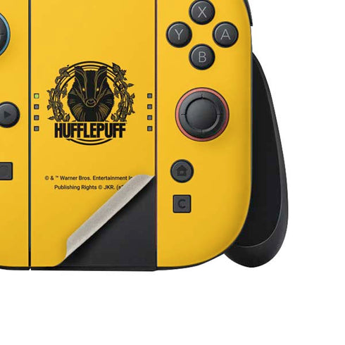 Wizarding Worlds Harry Potter Hufflepuff Illustration Nintendo Switch 2 (2025) Joy-Con Controller Skin