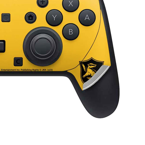 Wizarding Worlds Harry Potter Hufflepuff Illustration Nintendo Switch 2 (2025) Pro Controller Skin