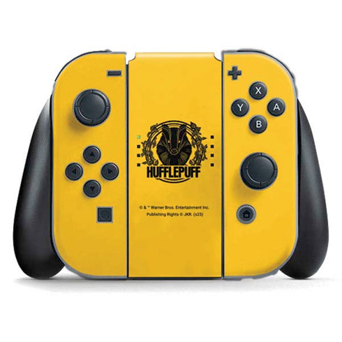 Wizarding Worlds Harry Potter Hufflepuff Illustration Nintendo Skins