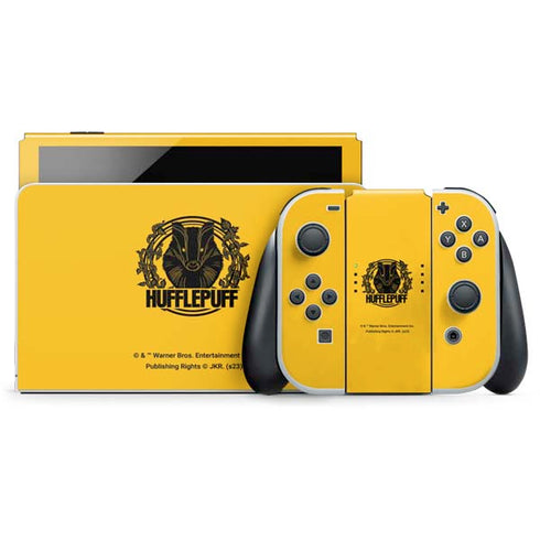 Wizarding Worlds Harry Potter Hufflepuff Illustration Nintendo Skins