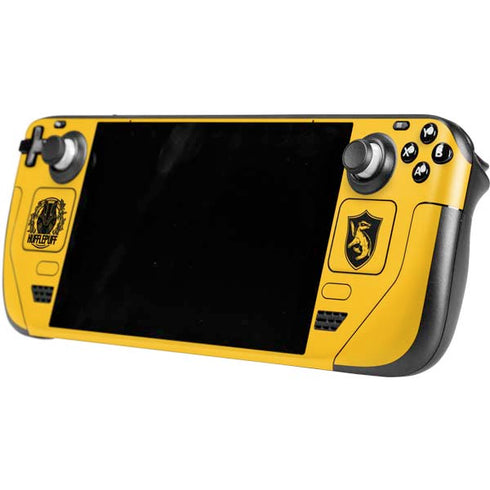 Wizarding Worlds Harry Potter Hufflepuff Illustration Steam Deck Handheld Gaming Computer OLED Skin