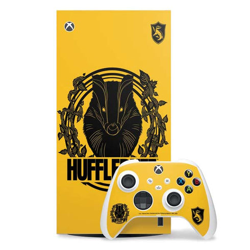 Wizarding Worlds Harry Potter Hufflepuff Illustration Xbox Series X Skins