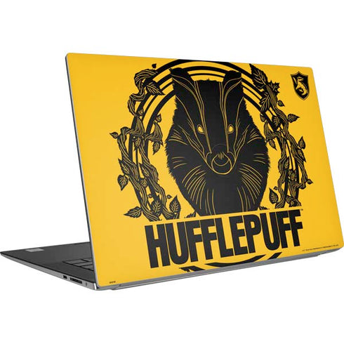 Wizarding Worlds Harry Potter Hufflepuff Illustration Dell XPS Skin