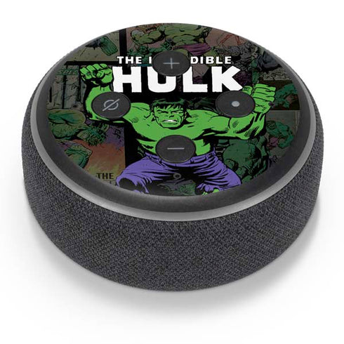 Marvel Classic Comics Hulk Fighter Vintage Amazon Echo Dot Skin
