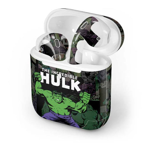 Marvel Classic Comics Hulk Fighter Vintage Apple AirPods 2 Skin