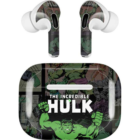 Marvel Classic Comics Hulk Fighter Vintage Apple AirPods Pro Skin
