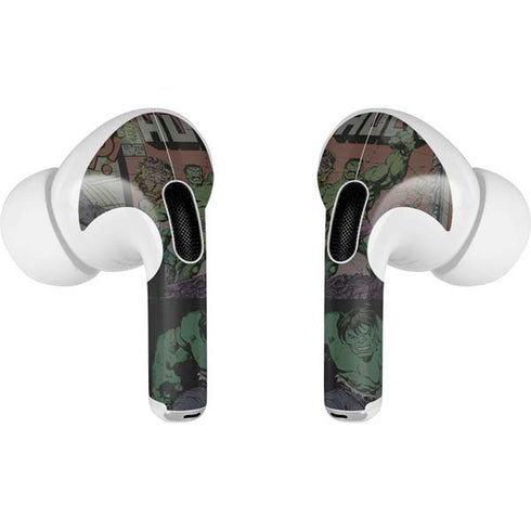 Marvel Classic Comics Hulk Fighter Vintage Apple AirPods Pro Skin
