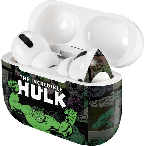 Marvel Classic Comics Hulk Fighter Vintage Apple AirPods Pro Skin
